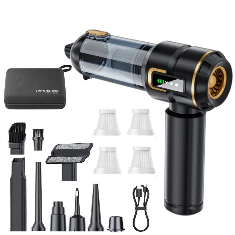 Mini Car Vacuum Cleaner Strong Scution Cordless 998000PA Powerful Wireless Car Cleaner HandHeld Portable Vacuum Cleaner for Car