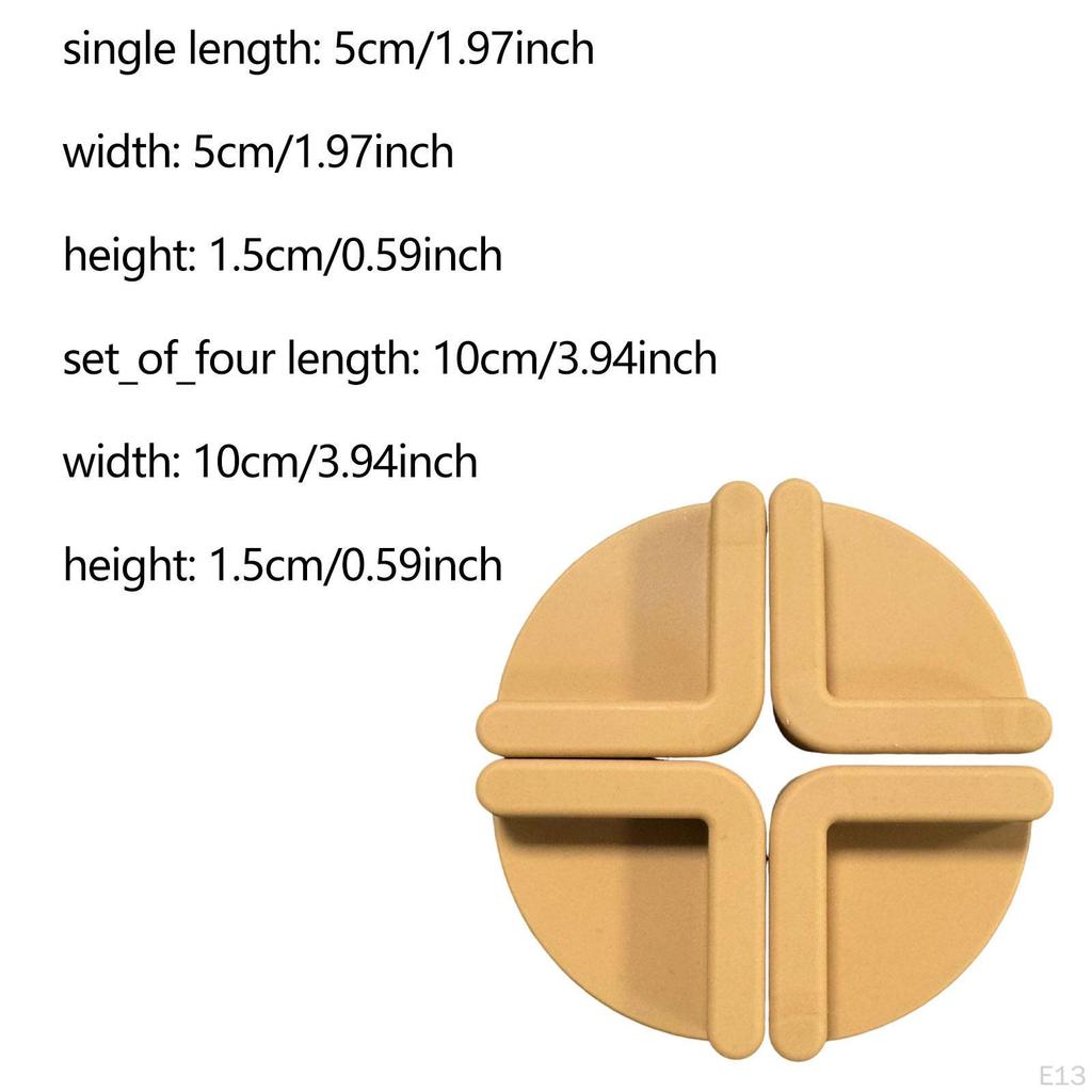 4 Pieces Cutting Board Feet Chopping Boards Replace Warm Gifts Silicone Foot Pad