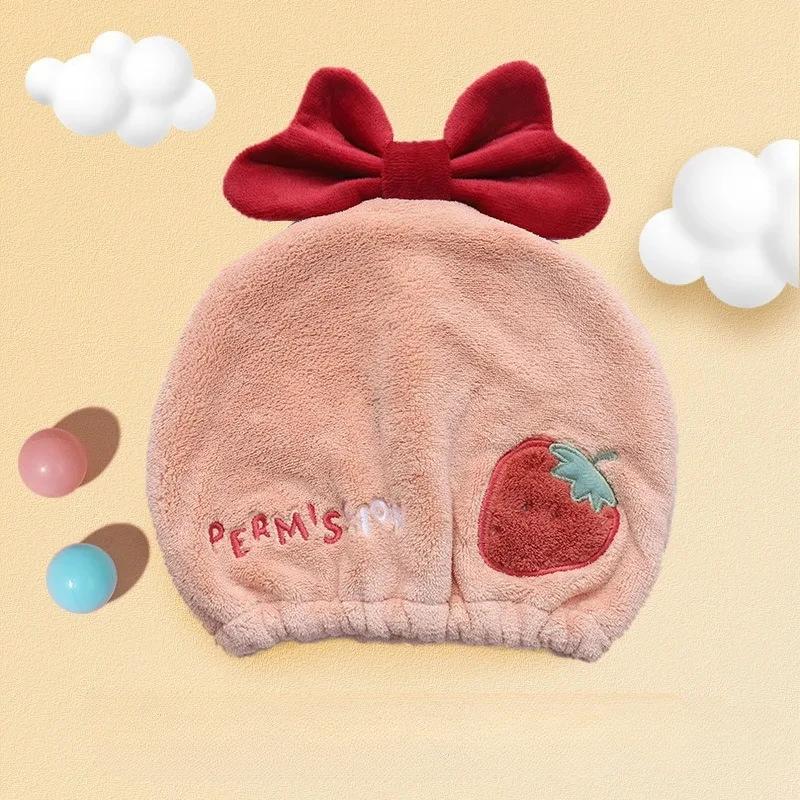 Cute Cartoon Animal Child Hair Towel Cap Drying Hat Quick-dry Microfiber Super Absorption Hair Twist  Kid Bath Hat Bathroom