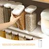 Kitchen Storage Jar Pasta Containers Noodle for Pantry Noodles Sealed Organization and Airtight Plastic Spaghetti