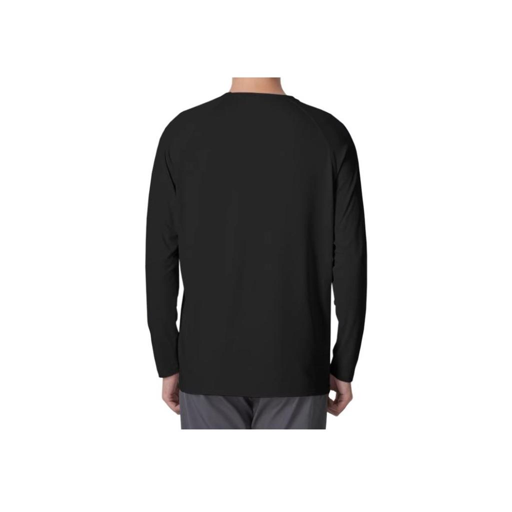 Under Armour Quick-Dry Breathable Moisture-Wicking Long Sleeve T-Shirt Unisex tops Black 24600601-001