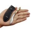 NEW Mini Stainless Steel EDC Knife Portable Outdoor Camping Unboxing Keychain Knife with Leather Case Holiday Gift