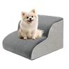 Eize Dog 2 Removable 30cm High Stairs, Steps, Gray, Non-Slip, Washable, Cover, (2 Steps)