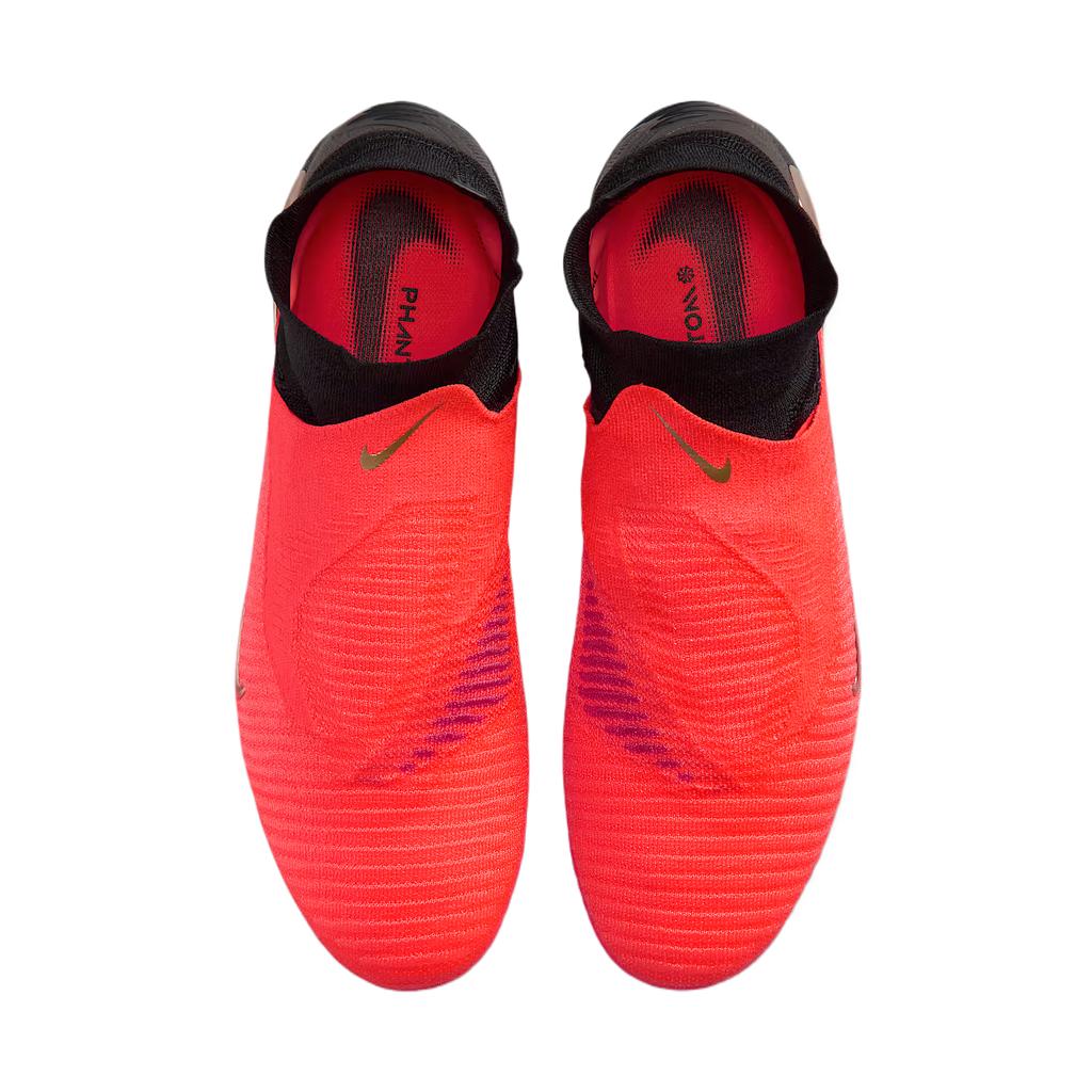 Nike Phantom 6 High Elite FG Bright Crimson Black Unisex Cleats Red HJ2147-600
