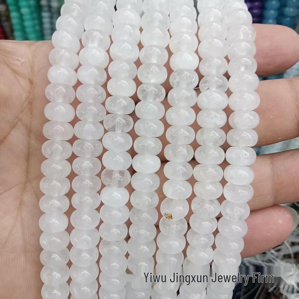 100 Natural Stone 5x8mm Abacus Beads for Jewelry Making – Bracelets & Necklaces