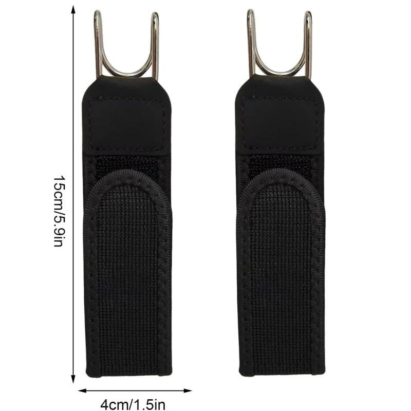 2pcs Tactical Hook Elastic Belt - Buckle-Less Invisible Waist Closure with Hook-and-Loop Fasteners, No-Buckle System for Hunting, Fishing, Camping