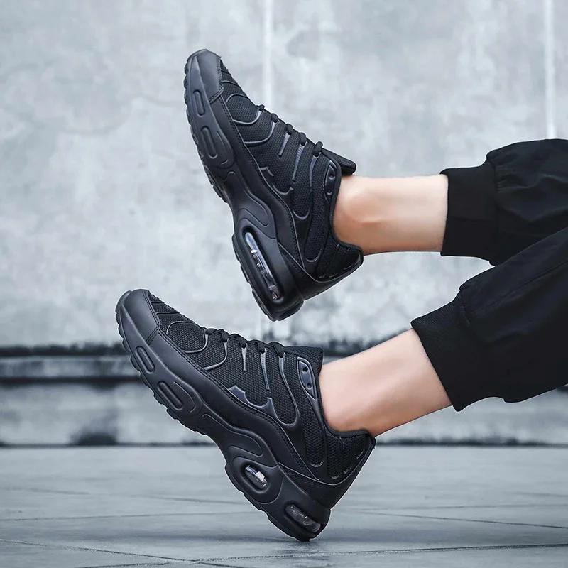 2023 New Casual Sports Shoes For Teenagers Korean Trendy Air Cushion Running Shoes Fashionable Casual Old Dad Trendy Shoes Men