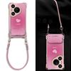 Lucky Love applies to Huawei P80 mobile phone case P70 pink lanyard P60 anti-drop P50 mirror bracket 40 soft case