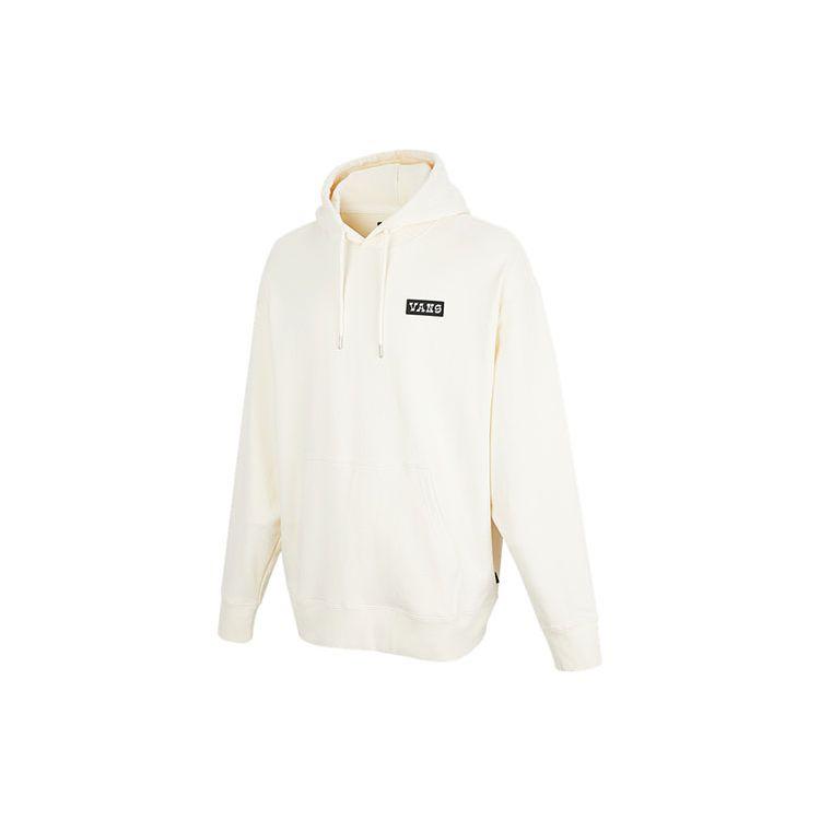 Vans Logo Printed American Style Hoodie Men Hoodies Ivory VN0A5H943KS