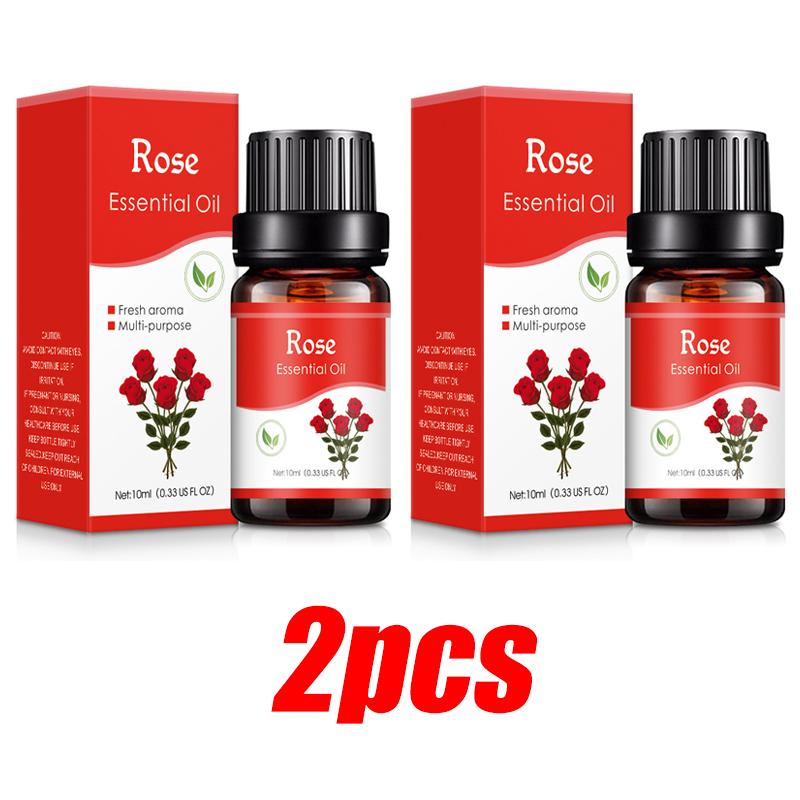 1/2Pcs 10ml Air Freshener Car Perfume Refill Essential Oils for Aroma Diffuser Fragrance Humidifier Essential Oil Freshener