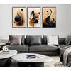 3Pcs Modern Minimalist Wall Art Abstract Geometric Wall Decor Pictures Painting Color Line Posters Prints Aesthetic Room Artwork for Office Bedroom
