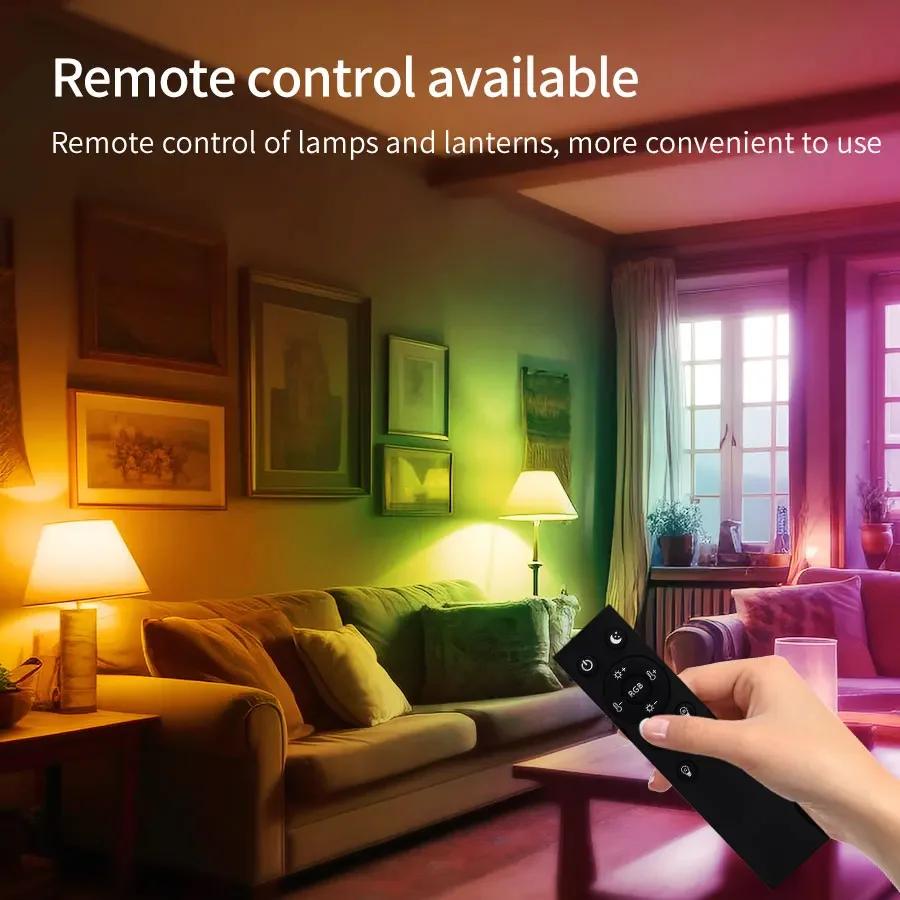 Tuya Smart Bluetooth LED Light Bulbs Smart Life APP E27 220V 9W 15W 18W BT Lamp RF 2.4GHz Remote Group Control for Bedroom Decor