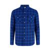 Lee Cooper Mens Check Plaid Long-Sleeved Shirt
