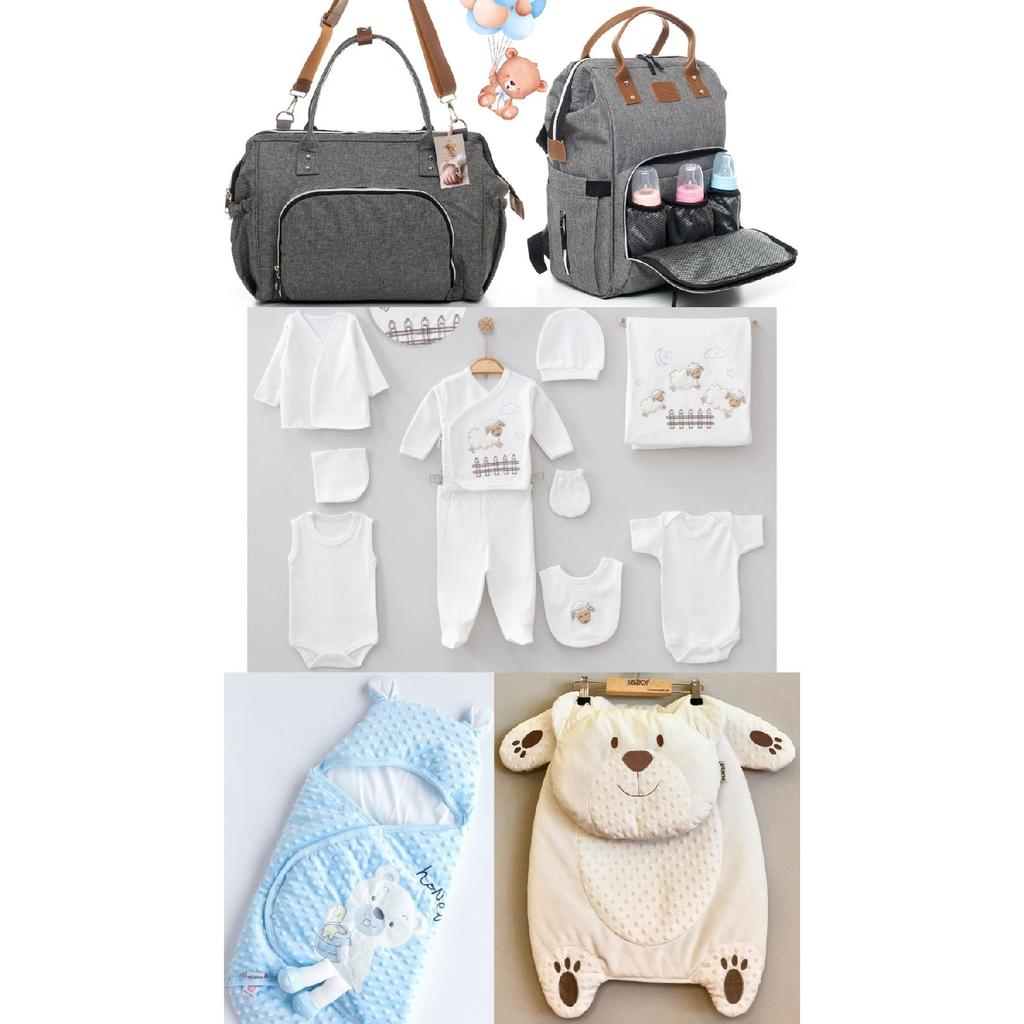 Organic Baby 8 Piece Hospital Release Unisex Coffee With Milk