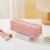 Reusable Corduory Women's Cosmetic Zipper Bags Women Kids Travel Makeup Case Accessories Student Pencil Case Pouch