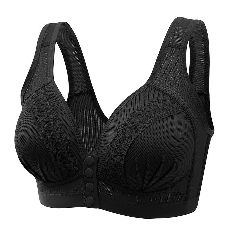 

Wire-Free Vest-Style Front Closure Bra for Middle-Aged and Elderly Women 36/80BC