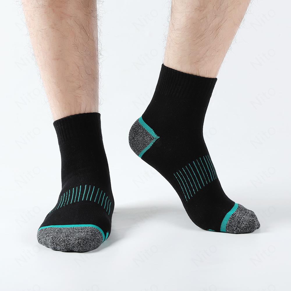 High Quality Lot Men's Socks Casual Breathable Run Sports Socks 5 Pairs Male Cotton Socks Winter Black Socks Men Large Size38-45