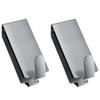 1pc/2pcs Shower Door Hooks Casual Style Easy Install Door Mount Hangers for Bathroom Glass Doors No-Drill Adhesive