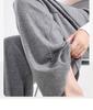 Loose Low Waist Maternity Pants - Wide Leg, Lightweight for Spring/Autumn, Plus Velvet for Winter