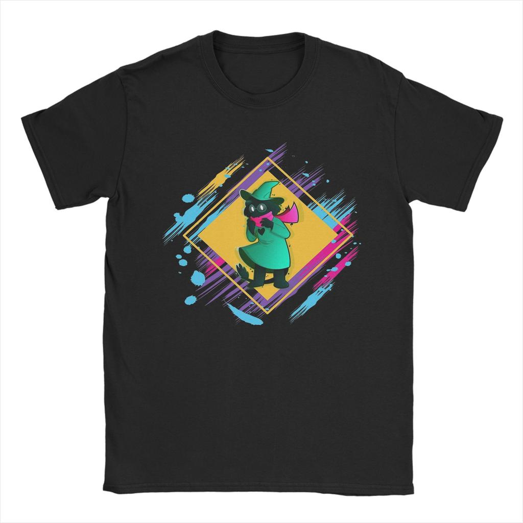 Deltarune Spamton Merch Ralsei Floral TShirt for Unisex Awesome Cotton Tee Shirt Crew Neck Short Sleeve T Shirt 6XL Clothing