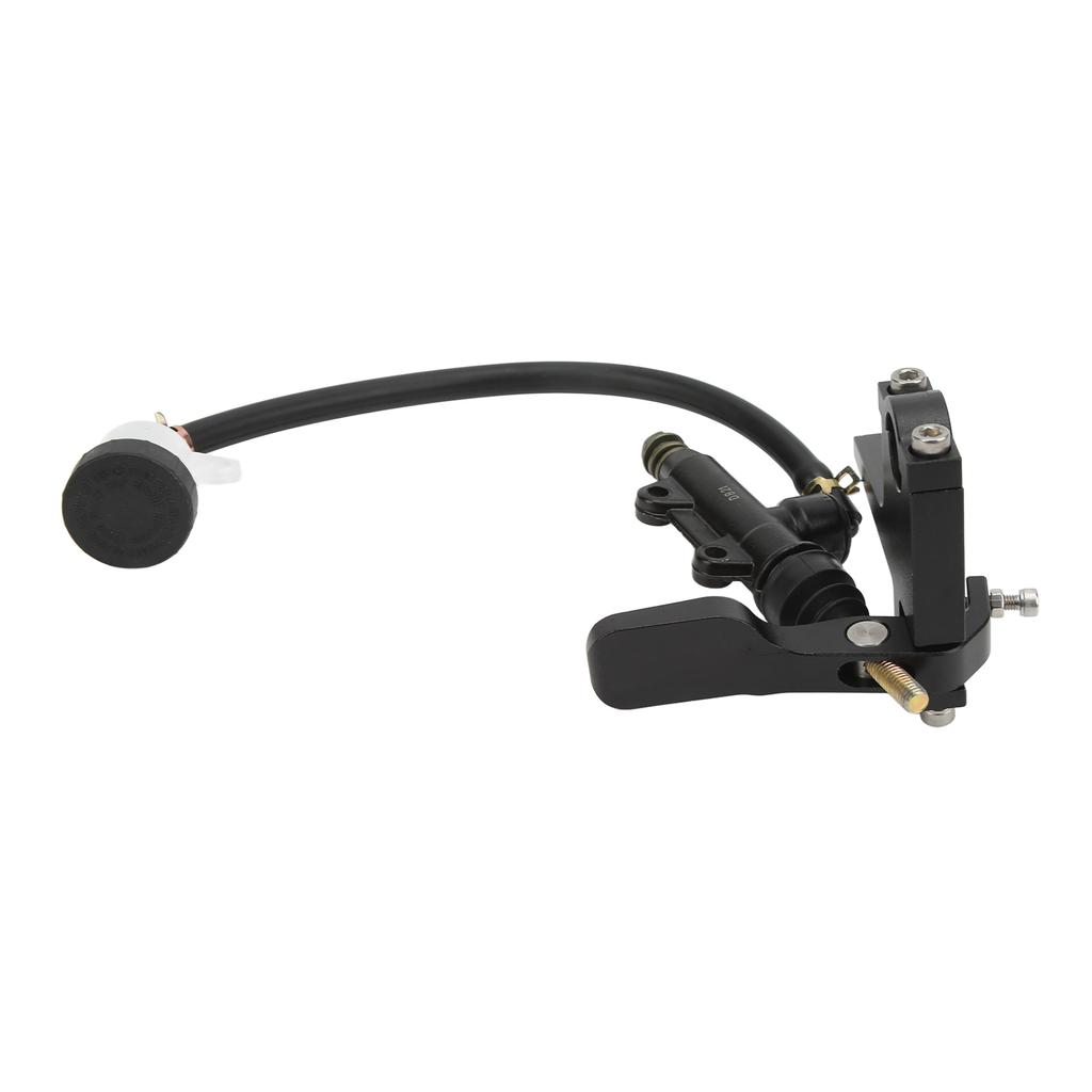 Motorcycle Thumb Brake Master Cylinder Pump Aluminium Alloy Black Universal Modification