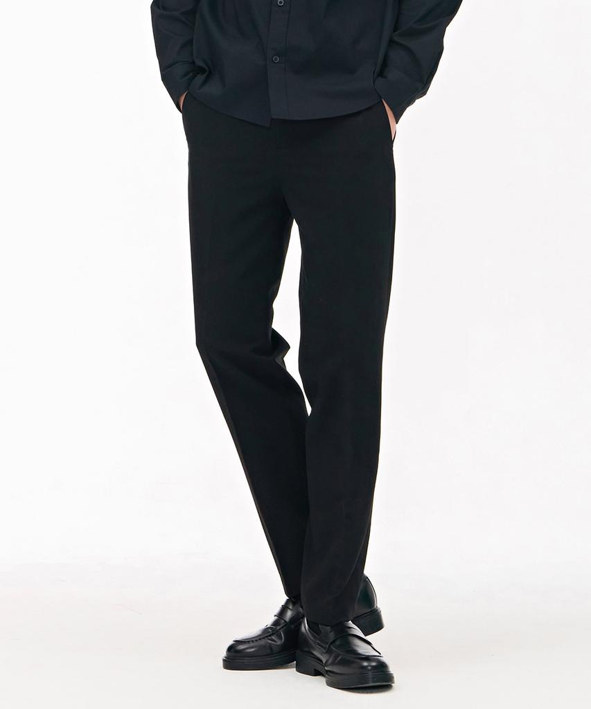 CHASECULT Men'S Tapered Side-Banding Slacks - Black