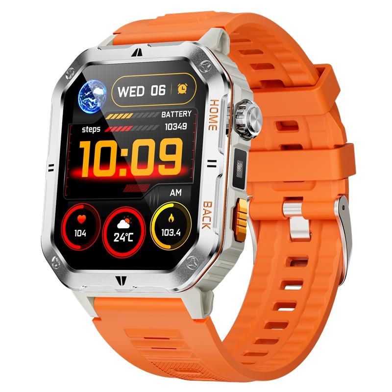 

1000mAh Battery Sports Smart Watches for Man New High-End Smartwatch Android Electronics Clock Watch for IOS Android Phones помаранчевий