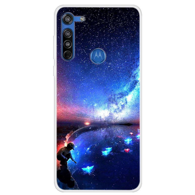 Moto G8 Power Kılıfı Yumuşak Silikon Arka Kılıf Motorola Moto G8 Plus Telefon Kılıfı İçin Moto G8 Power Lite G 8 G8+ Sevimli Kapaklar