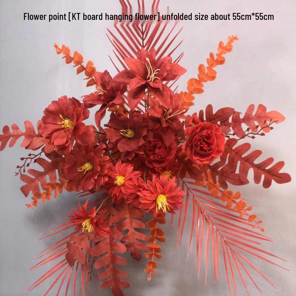 Großes Seidenblumen Hochzeitsgang & T-Bühnen Dekorationsset