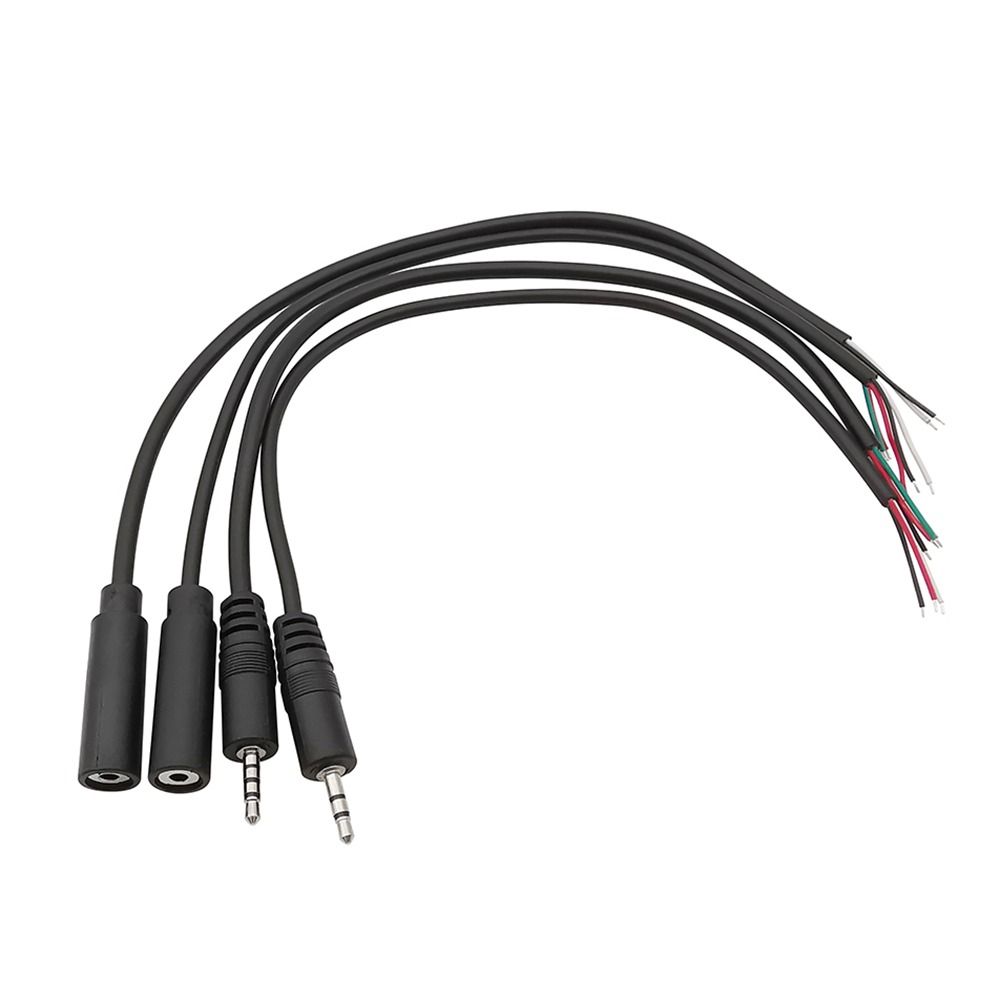 1 Stück 2,5 mm/3,5 mm Mono Stereo AUX-Stecker 2/3/4 Pins DIY Audio-Verlängerungskabel Stecker Buchse