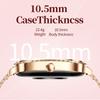 MK88 Silicone Strap 1.75-inch Women Rhinestones Smart Watch Bluetooth-compatible Calling Fitness Tracker Smart Bracelet