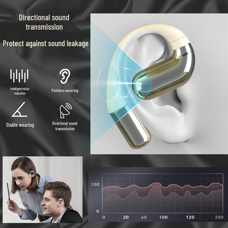 New OWS Open-ear Wireless Sports Earphones with Long Battery Life and Noise Cancelling Air Conduction Technology