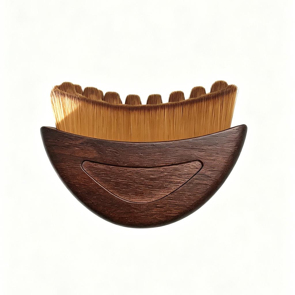 Popular Crescent Shaped Lymph Contour Brush Facial Massage Brush Portable Foundation Make-up Brush Beauty Makeup Brush