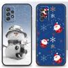 Snowman Merry Christmas Coque Silicone Case Funda for Samsung Galaxy A51 A01 A04 A03 A50 A40 A20 A30 A10 A70 A20e A20s A71 Bag