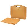 Minimalist PU Leather Laptop Tote Briefcase
