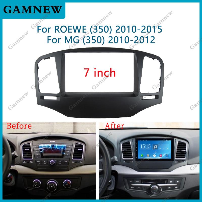 

7 Inch 2 Din Car Radio Fascia For ROEWE 350 2010-2015 MG 350 2010-2012 Dashboard Frame Panel Trim Kit Car Stereo Dash 173 x 98 mm