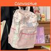Rabbit Star Cute Bone Printed Student Backpack With Strap Decoration For School