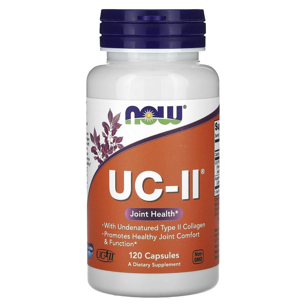 Now Foods UC-II Joint Health, неденатурований колаген типу II, 120 овочевих капсул