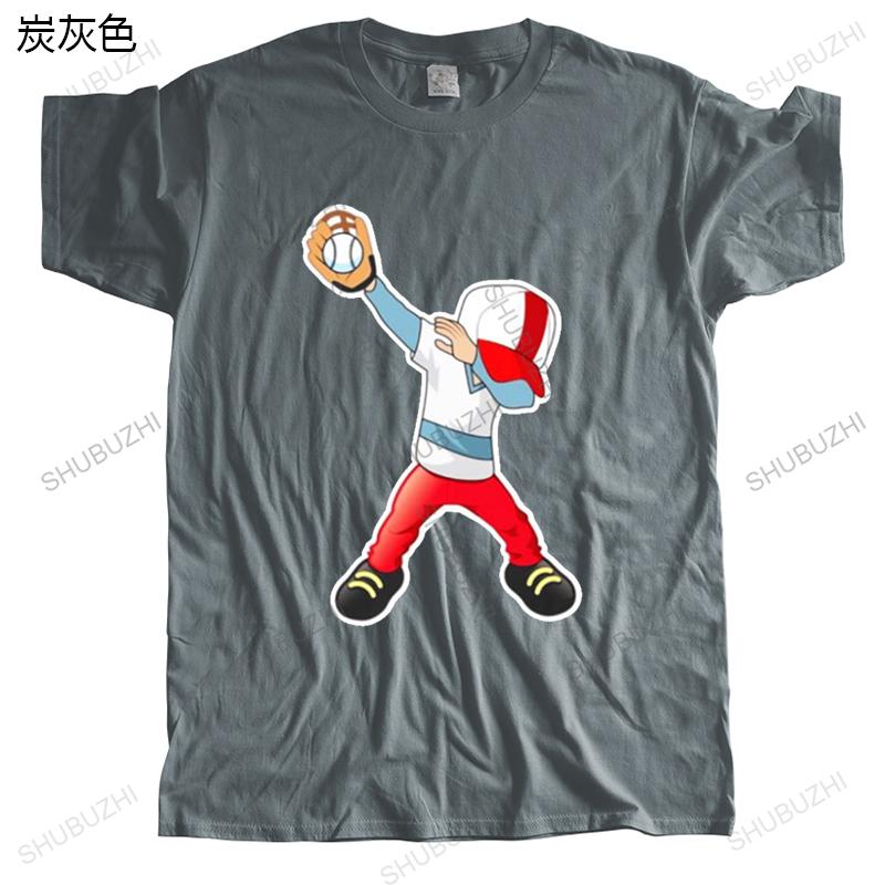 man luxury brand vintage t shirt short sleeve Funny Baseballer Baseballer Dab cotton fashion t-shirt for him plus size teeshirt