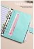 A6 Leaf Macaron Diary: Creative PU Binder for Event Planning and Business