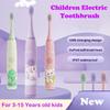Child's Sonic Electric Toothbrush Automatic IPX7 Waterproof With Replacement Heads Rechargeable Colorful Cartoon Brush For Kids