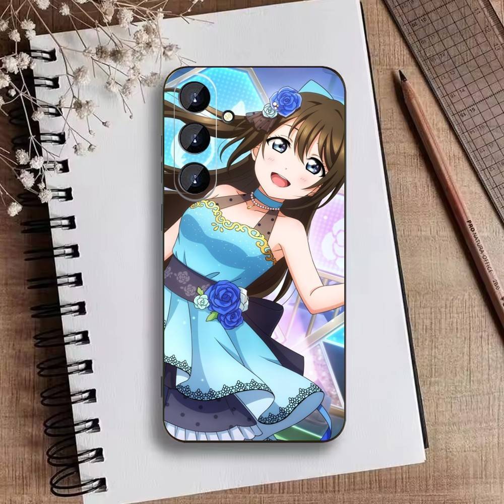 Love Live-Sonoda Umi Phone Case For Samsung Galaxy A73,A21s,A22,A31,A52,A53,A71,A41Soft Black Shell