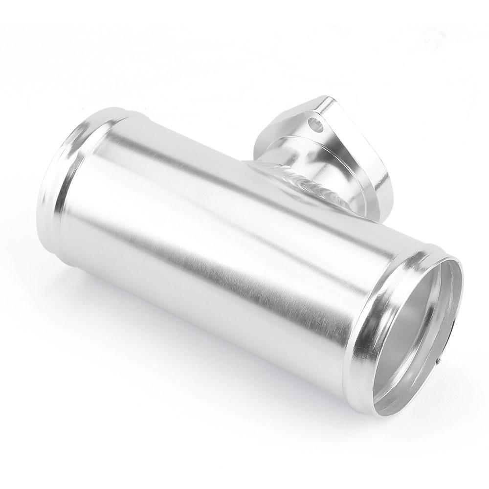 Silver Turbo Aluminum Flange Pipe 63mm 2.5inch L=150mm For GD-RS FV RZ BOV Blow Off Valve Adapter for Automotive