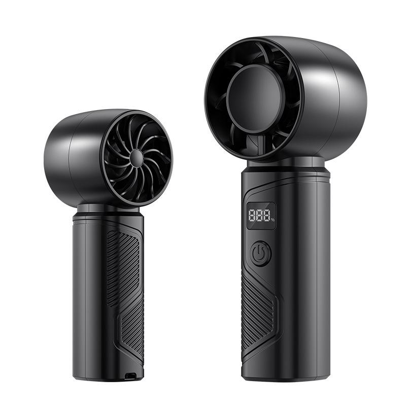 C01 Mini Wireless Handheld Fan: Brushless, High-Speed, Ice-Cooling, Long Battery Life, Portable.