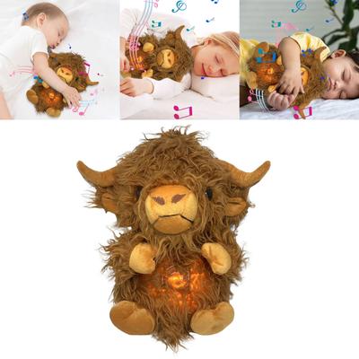 Kinda Kids Dolls Cow H Breathing Soothing Cow Stuffed Animal Heart Of Cow To Sleep Suitable For Animal Easter Felting Dolls