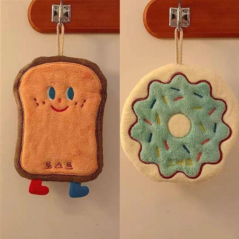 Cartoon Quick-Dry Absorbent Hand Towel for Kids - Bathroom & Kitchen Use