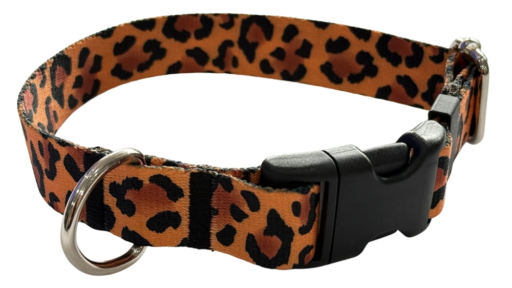 Dog Collar 2.5 cm with buckle Adjustable Panther Fasten Dog Collar 2.5 cm with buckle Adjustable Panther Fasten XS: 20-28cm