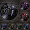 Happy Halloween Nacht Wanddekoration Vinyl Schallplatte Wanduhr Totenkopf Skelett & Geist Vintage Uhr Horror Dekoration Wanduhr