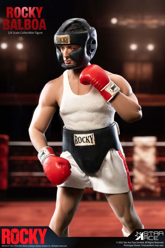 Star Ace Toys Figure Rocky Balboa Deluxe Version Collectible Action Figure 1/6 (Boxer Style)