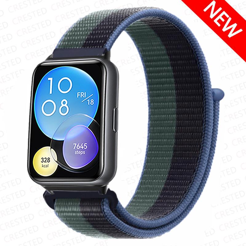 Band For Huawei Watch Fit 2 Strap Smart Watch Accessories Replacement Wristband Nylon Bracelet Correa Huawei Watch Fit2 Strap